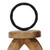 15.5" Brown Open Wood Lantern