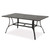 69.75" Create Memorable Moments with a Rustic and Modern Bronze Outdoor Patio Dining Table