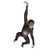 37" Hanging Monkey Hand Painted Outdoor Garden Statue