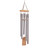 24" Brown and Silver Resonant Outdoor Wind Chimes