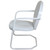 34-Inch Outdoor Retro Tulip Steel Armchair, White