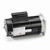Energy-Efficient 2 HP Pool Pump Motor with Threaded Shaft for Convenient Mounting - Stainless Steel, Corrosion-Protected