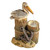 Pelican's Seashore Roost Sculptural Fountain - 22.5"