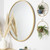 Set of 2 Home décor Gold Geometric Wall Planters 11.42"