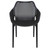 32.25" Black Outdoor Patio Dining Arm Chair - Extra Large