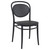 Transform Your Outdoor Space with a 33.5" Black Stackable Outdoor Patio Armless Chair