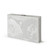 15.75" Linen Gray Rectangular 5 Wick Pillar Wax Candle