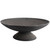 23" Black Solid Large Outdoor Patio Garden Low Fire Bowl