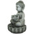 21.5" Buddha in Sukhasana Pose Outdoor Garden Water Fountain