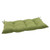 44" Olive Green Solid Outdoor Patio Tufted Loveseat Cushion