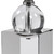 Crystal Metal Rectangle Candle Holders - 18" - Silver - Set of 2