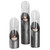 Iron and Glass Candle Holders - 22" - Gray - Set of 3