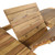 7-Piece Rustic Brown Wood Finish Outdoor Furniture Patio Dining Set