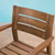 9-Piece Rustic Brown Wood Finish Outdoor Furniture Patio Dining Set