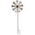 69" Silver Farmhouse Galvanized Wind Spinner Yard Stake