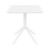 3-Piece White Patio Bistro Set 33"