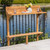49.75" Walnut Brown Contemporary Balcony Bar Table