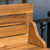 49.75" Walnut Brown Contemporary Balcony Bar Table