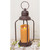 Rustic Brown Metal Pillar Candle Holder 16"