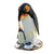 19.5" Standing Penguins Outdoor Garden Statue