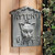 Beware of Cat Italian Wall Sculpture - 9" - Gray
