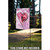 Watercolor Heart Outdoor Garden Flag 18" x 12.5"