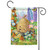 Bee Hive and Birdies "Welcome" Outdoor Garden Flag 18" x 12.5"