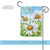 Honey Bees And Daisies Outdoor Garden Flag 18" x 12.5"