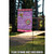 Butterfly and Flower 'Home is Where Your Heart is' Outdoor Garden Flag 18" x 12.5"