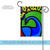 Tropical Peacock Outdoor Garden Flag 18" x 12.5"
