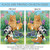 Cats in a Field of Flowers Outdoor Garden Flag 18" x 12.5"