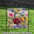 Pansies Posing Wall Art Outdoor Garden Flag 18" x 12.5"