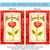 Bee and Heart Outdoor Garden Flag 18" x 12.5