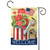 Patriotic Watering Can "Welcome" Outdoor Garden Flag 18" x 12.5"