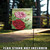 Roses "Welcome" Outdoor Garden Flag 18" x 12.5"