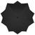 8.5ft Outdoor Patio Lotus Umbrella with Hand Crank, Black