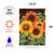 Sunflower Medley Outdoor Garden Flag 18" x 12.5"