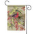 Perching Cardinal Outdoor Garden Flag 18" x 12.5"