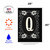 Elegant Floral Initial Q Outdoor House Flag 40" x 28"