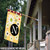 Floral Monogram Letter N Outdoor House Flag 40" x 28"