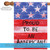 Patriotic Stars and Stripes "Proud To Be An American" Outdoor Flag - 40" x 28"
