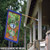 Birdbath And Bricks Outdoor House Flag 40" x 28"