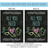 Inspirational "All You Need is Love" Chalkboard Outdoor House Flag 40" x 28"