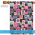 Ribbon and Flowers Collage 'Live Love and Laugh' Outdoor House Flag 40" x 28"