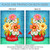 Flowers in Watering Can Outdoor House Flag 40" x 28"