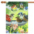 Bathing Birds Outdoor House Flag 40" x 28"