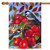 Apple Filled Baskets and Birds Fall Harvest Outdoor Flag - 40" x 28"