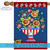 Flower Arrangement "Welcome" Americana Outdoor Flag - 40" x 28"