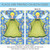 Angel and Birds Fade Resistant Outdoor Flag - 40" x 28" - Blue and Green