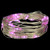 50-Count Pink LED Micro Fairy Christmas Lights - 16ft, Copper Wire